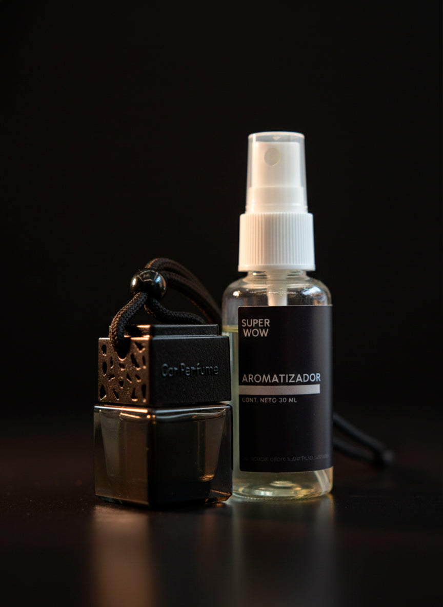 PACK COLGANTE + SPRAY 30ML PARA AUTO