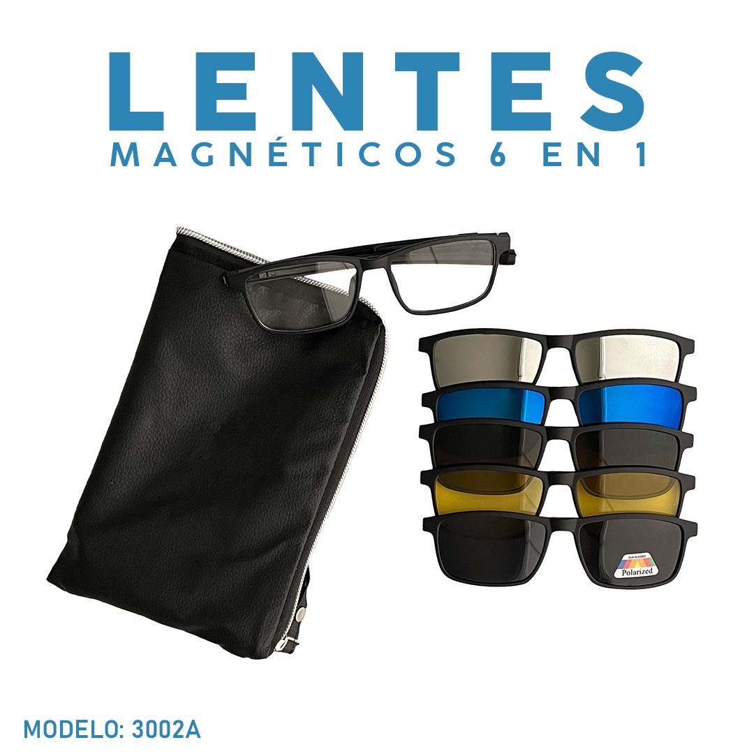 Lentes Magnéticos 6 en 1